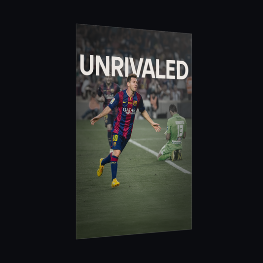 Messi Unrivaled Poster