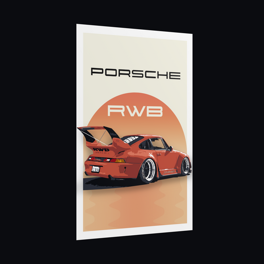 Porsche RWB Poster