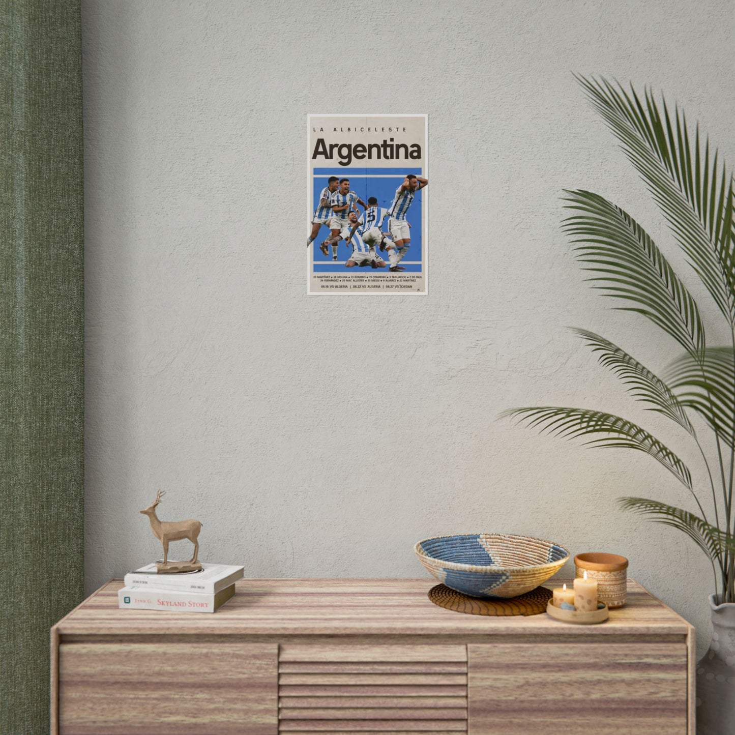 Argentina Football Poster