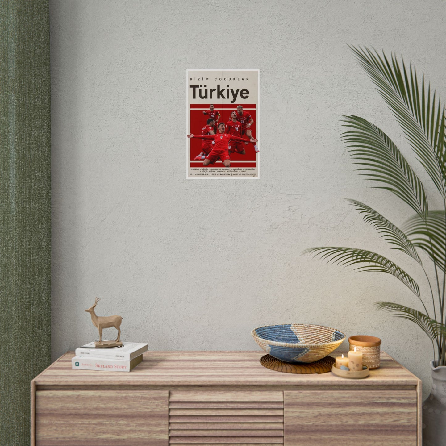 Türkiye Football Poster