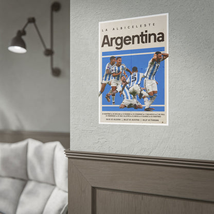 Argentina Football Poster