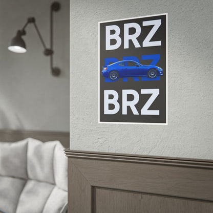 Subaru BRZ Poster