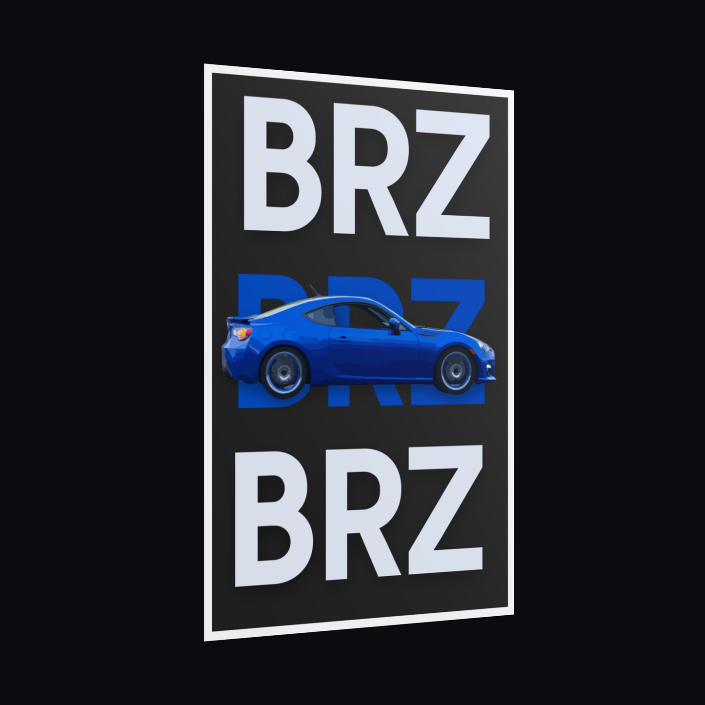 Subaru BRZ Poster