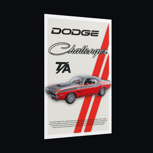 Dodge Challenger T/A Poster