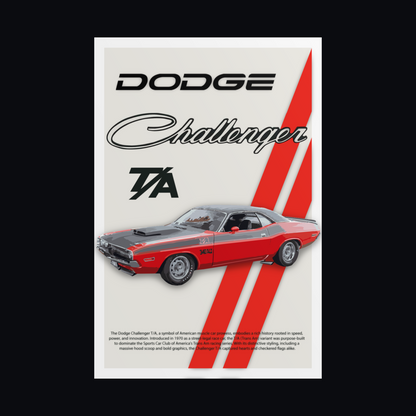 Dodge Challenger T/A Poster