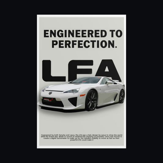 Lexus LFA Poster