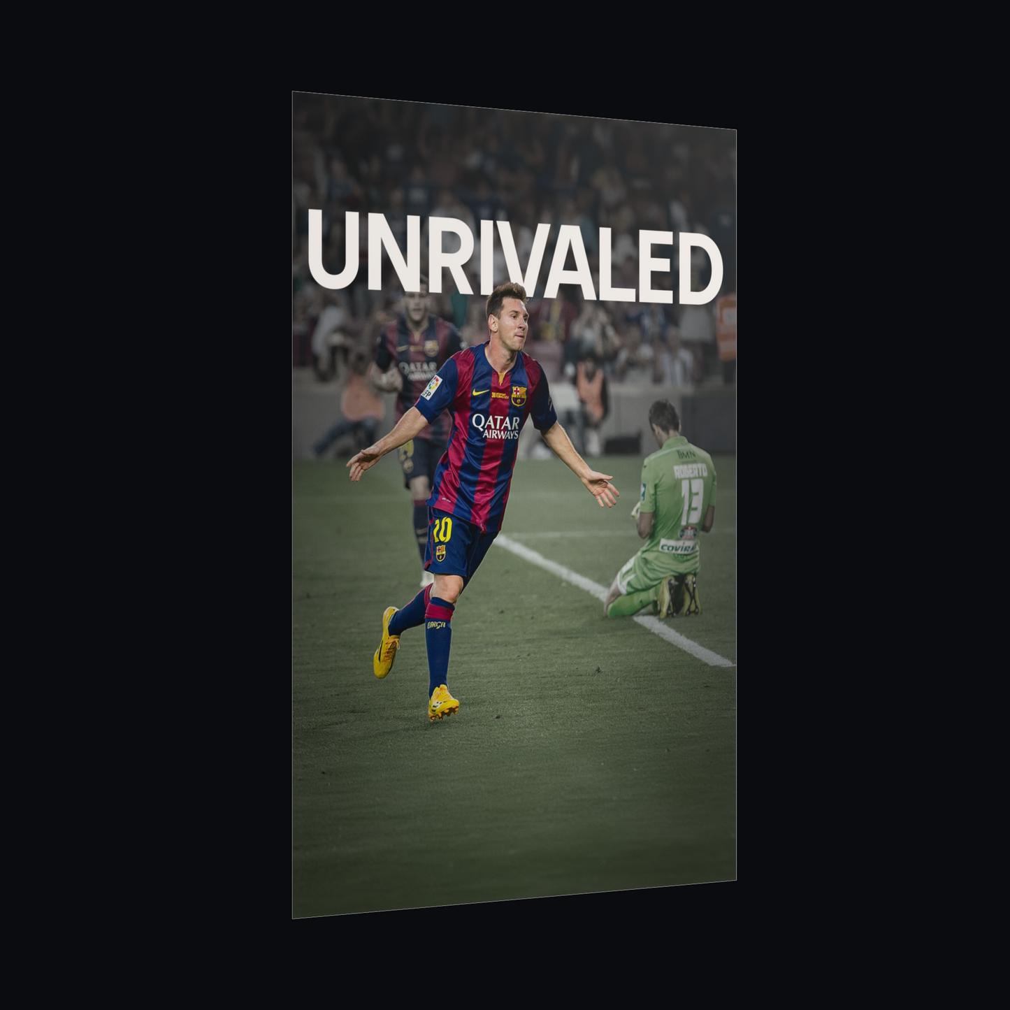 Messi Unrivaled Poster