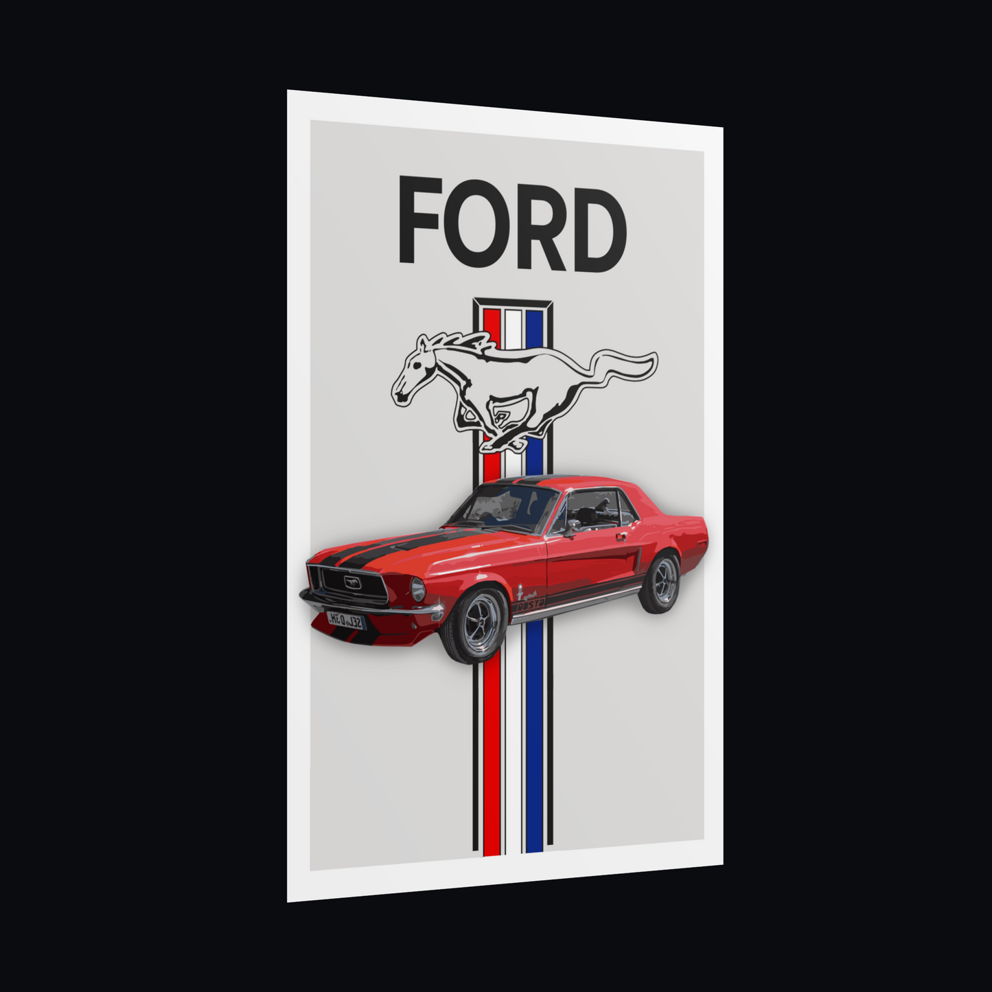 Ford Mustang Poster