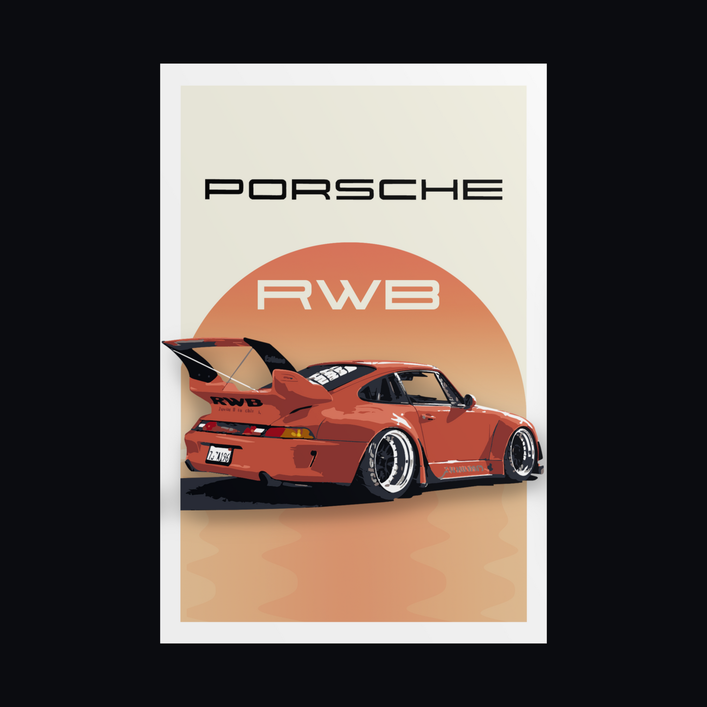 Porsche RWB Poster