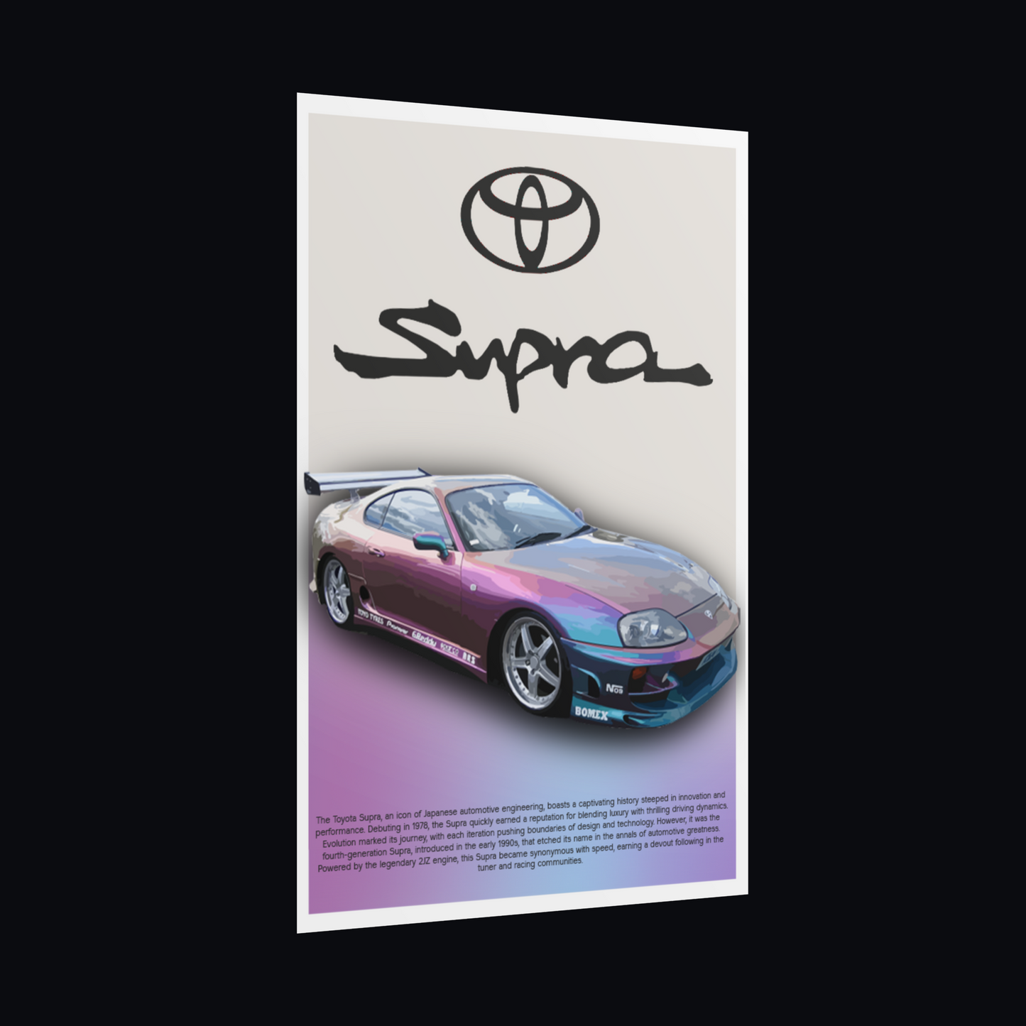 Toyota Supra Poster