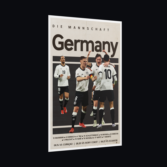Germany Football Poster
