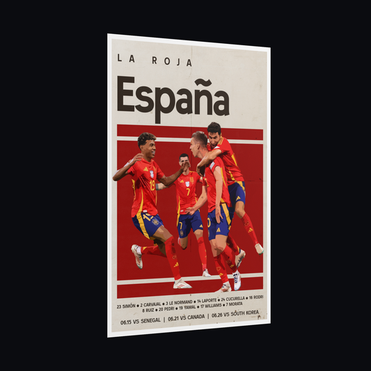 Spain Football Poster