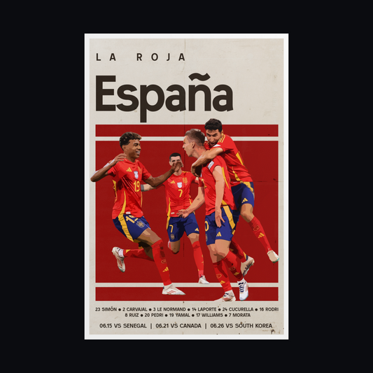 Spain Football Poster