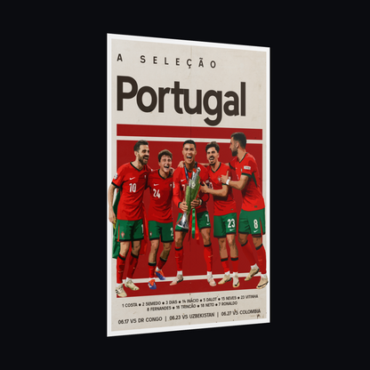 Portugal Football Poster