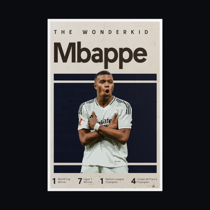 Mbappe Poster