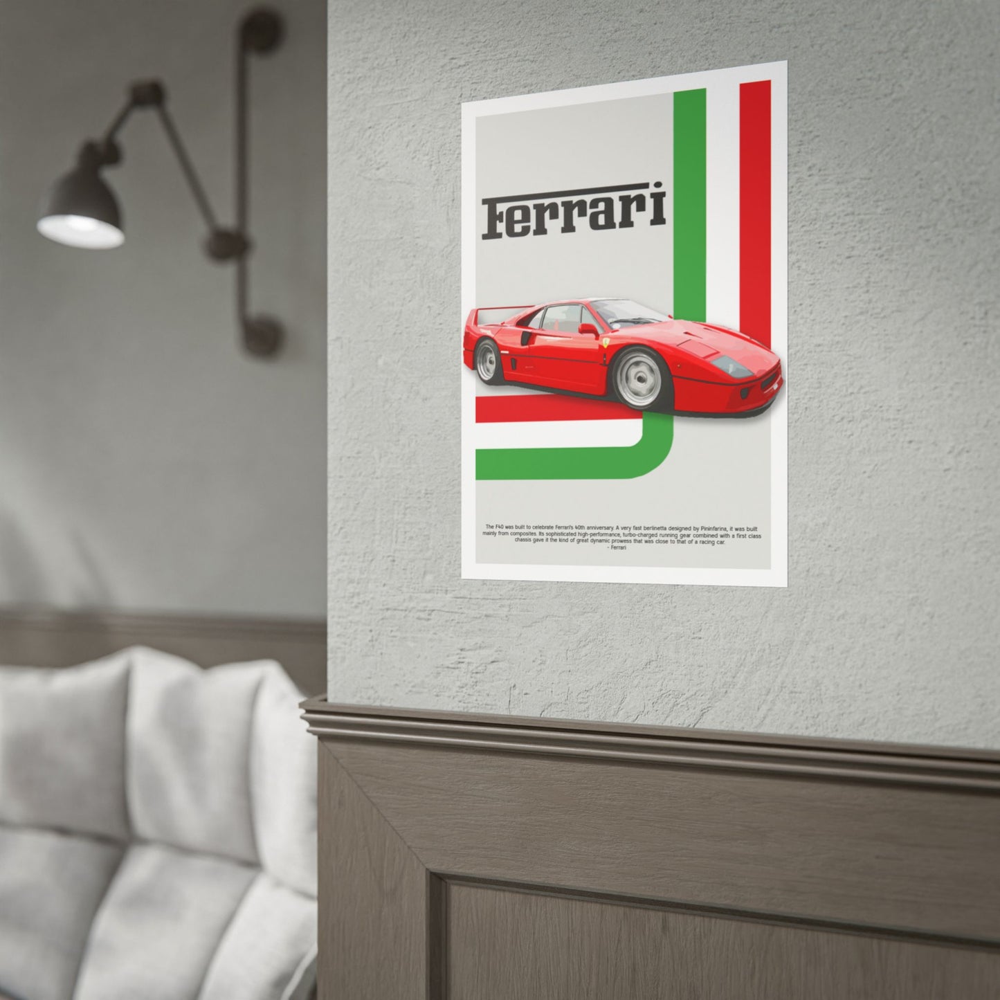 Ferrari F40 Poster