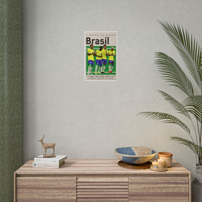 Brasil Football Poster