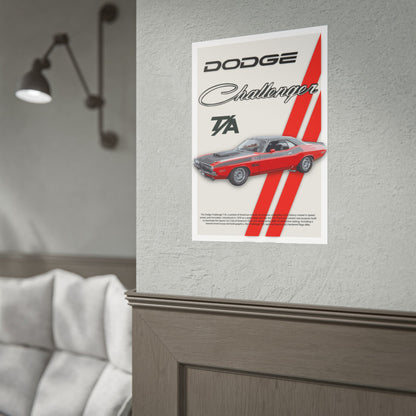 Dodge Challenger T/A Poster